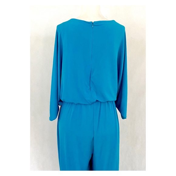 Nicole Miller Batwing Sleeve Jersey Knit Jumpsuit - Picture 7 of 11
